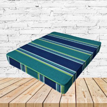 Richloom Solarium Temescal Sky Boxed Patio Dining Chair Seat Cushions – Custom Outdoor Comfort