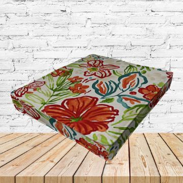 Richloom Solarium Valeda Breeze Boxed Patio Dining Chair Seat Cushions – Custom Outdoor Comfort