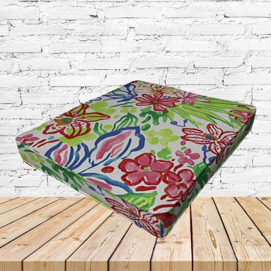 Richloom Solarium Valeda Island Boxed Patio Dining Chair Seat Cushions – Custom Outdoor Comfort