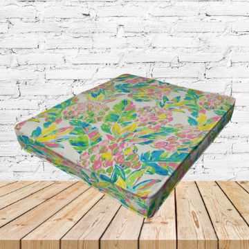 Richloom Solarium Vida Garden Boxed Patio Dining Chair Seat Cushions – Custom Outdoor Comfort