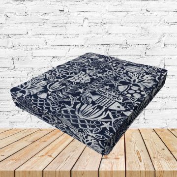 Richloom Solarium Seagate Marine Boxed Patio Dining Chair Seat Cushions – Custom Outdoor Comfort