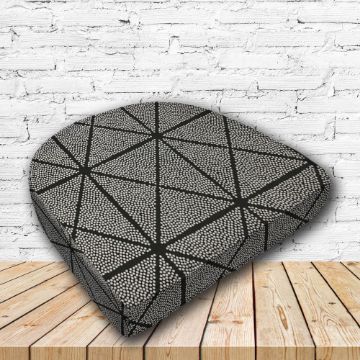 Richloom Solarium Amero Shadow Boxed Patio Contoured Dining Chair Seat Cushions –Wicker Chair Cushions