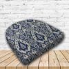 Richloom Solarium Ashmore Marine Boxed Patio Contoured Dining Chair Seat Cushions –Wicker Chair Cushions