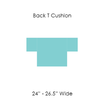 Picture of 14 BACK CUSHION T SHAPE 24" to 26.5" WIDE