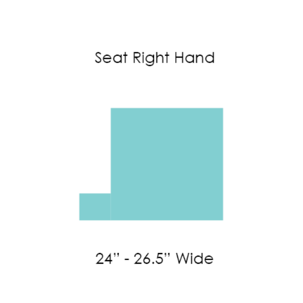 Picture of 17 SEAT CUSHION T SHAPE RIGHT 24" to 26.5" WIDE