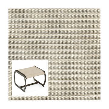 Phifer Metallica White Ottoman or Chair Bottom Replacement Sling Fabric