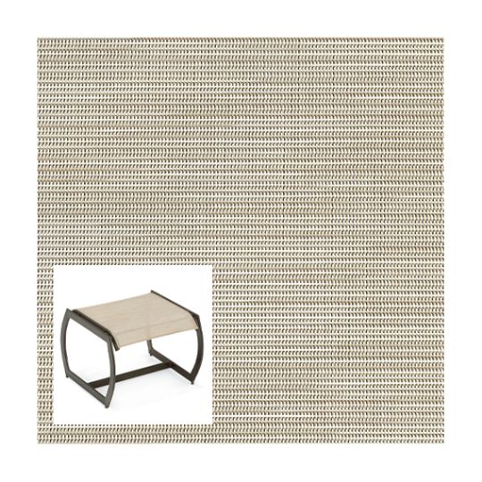 Phifer Metallica White Ottoman or Chair Bottom Replacement Sling Fabric