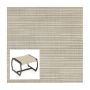 Phifer Metallica White Ottoman or Chair Bottom Replacement Sling Fabric