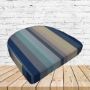 Richloom Solarium Braymont Dune Boxed Patio Contoured Dining Chair Seat Cushions –Wicker Chair Cushions