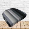 Richloom Solarium Braymont Twilight Boxed Patio Contoured Dining Chair Seat Cushions –Wicker Chair Cushions