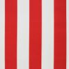 Richloom Solarium Cabana Red Boxed Patio Contoured Dining Chair Seat Cushions –Wicker Chair Cushions