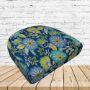 Richloom Solarium Cadelle Baltic Boxed Patio Contoured Dining Chair Seat Cushions –Wicker Chair Cushions