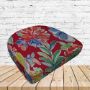 Richloom Solarium Colsend Berry Boxed Patio Contoured Dining Chair Seat Cushions –Wicker Chair Cushions