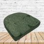 Richloom Solarium Crossway Pesto Boxed Patio Contoured Dining Chair Seat Cushions –Wicker Chair Cushions