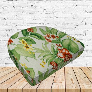 Richloom Solarium Davila Garden Boxed Patio Contoured Dining Chair Seat Cushions –Wicker Chair Cushions