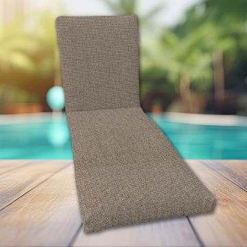 Classic Universal Chaise Lounge Cushions | Sunbrella Blend Nomad Fabric | 3 Sizes