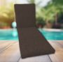 Classic Universal Chaise Lounge Cushions | Sunbrella Heritage Sable Fabric | 3 Sizes