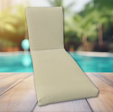 Classic Universal Chaise Lounge Cushions | Sunbrella Canvas Fabric | 3 Sizes