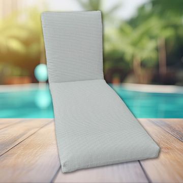Classic Universal Chaise Lounge Cushions | Sunbrella Canvas Fabric | 3 Sizes