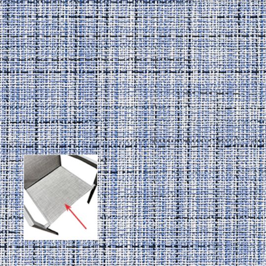 Phifer Charm Ice Blue Chair Bottom Replacement Sling Fabric