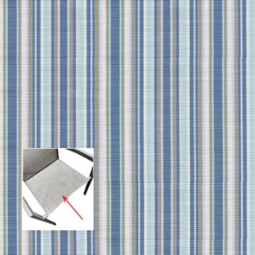 Phifer Cole Stripe Riviera Chair Bottom Replacement Sling Fabric