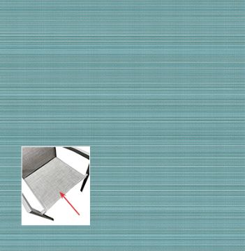 Phifer Dupioni Aquamarine Chair Bottom Replacement Sling Fabric