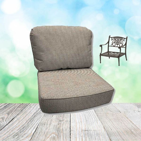 Bliss Sand Hanamint Replacement Cushions Club Chair