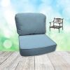 Canvas Air Blue Hanamint Replacement Cushions Club Chair