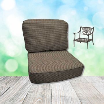 Canvas Flint Hanamint Replacement Cushions Club Chair