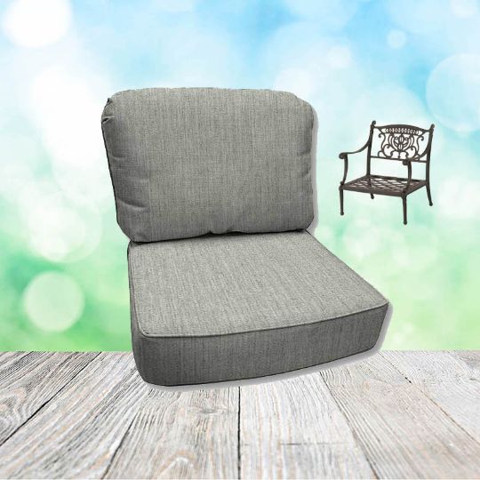 Canvas Granite Hanamint Replacement Cushions Club Chair