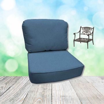 Canvas Sapphire Hanamint Replacement Cushions Club Chair