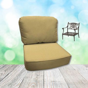 Canvas Wheat Hanamint Replacement Cushions Club Chair