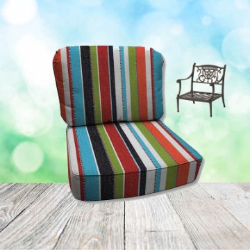 Carousel Confetti Hanamint Replacement Cushions Club Chair
