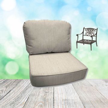 Cast Pumice Hanamint Replacement Cushions Club Chair