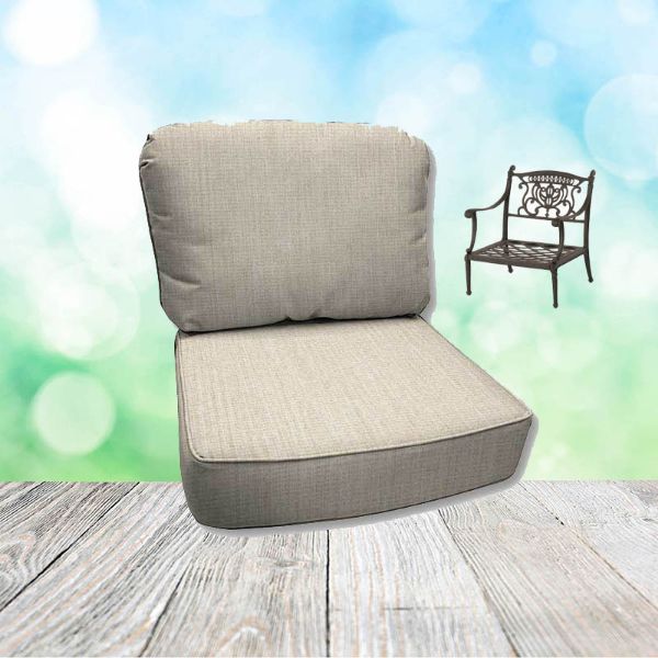 Cast Pumice Hanamint Replacement Cushions Club Chair