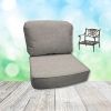 Cast Silver Hanamint Replacement Cushions Club Chair