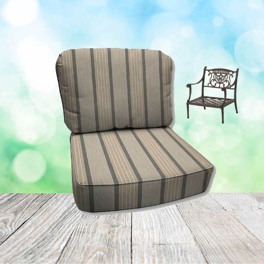 Cove Pebble Hanamint Replacement Cushions Club Chair