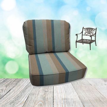 Gateway Mist Hanamint Replacement Cushions Club Chair