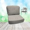 Linen Silver Hanamint Replacement Cushions Club Chair