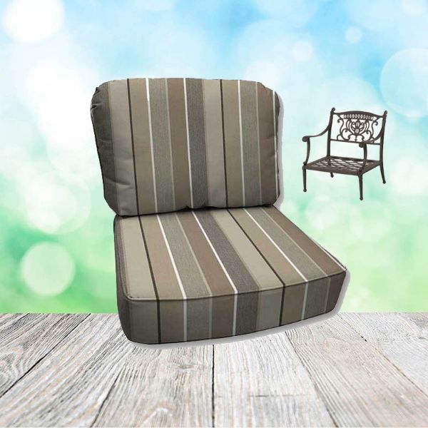 Milano Char Hanamint Replacement Cushions Club Chair