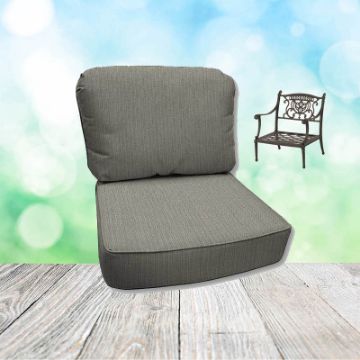 Spectrum Dove Hanamint Replacement Cushions Club Chair