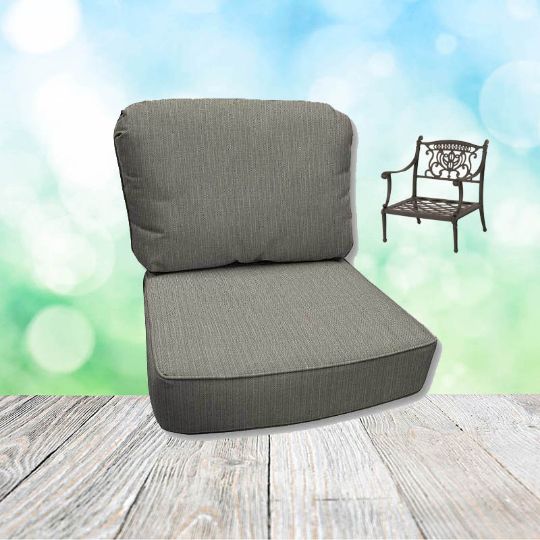 Spectrum Dove Hanamint Replacement Cushions Club Chair