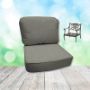 Spectrum Dove Hanamint Replacement Cushions Club Chair