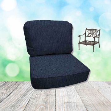Spectrum Indigo Hanamint Replacement Cushions Club Chair