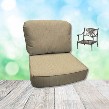 Spectrum Sand Hanamint Replacement Cushions Club Chair