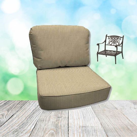 Spectrum Sand Hanamint Replacement Cushions Club Chair
