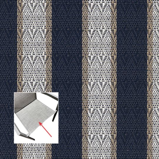 Phifer Valencia Blue Bottom Replacement Sling Fabric