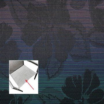 Phifer Wild Orchid Black Bottom Replacement Sling Fabric
