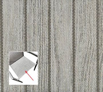 Phifer Woodgrain Teak Bone Bottom Replacement Sling Fabric
