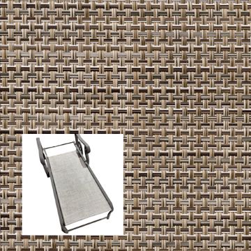 Blazer Pecan Patio Chaise Lounge Replacement Sling Bottom Only
